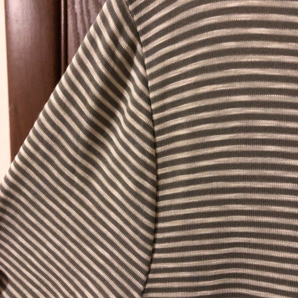 Long-sleeve lightweight striped tunic (extra long) - Picture 2 of 3